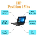 لپ تاپ استوک اچ پی مدل Pavilion 15-bs
