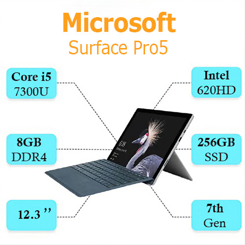 لپ تاپ استوک ماکروسافت مدل Surface Pro 5