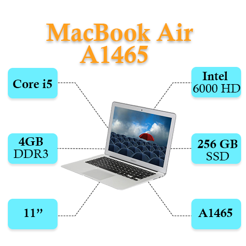 لپ تاپ استوک اپل مدل MacBook Air A1425