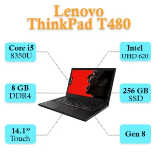 لپ تاپ استوک لنوو مدل ThinkPad T480 Touch