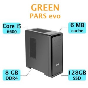 کیس استوک GREEN مدل PARS evo